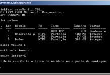 Como acessar partições ocultas do Windows com o DISKPART