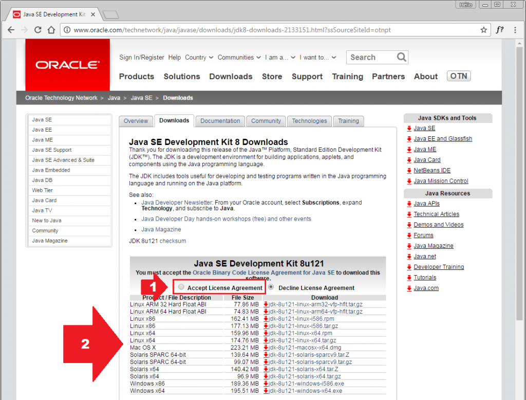 Java SE - Download & Instalação Java SE - Download & Instalação
