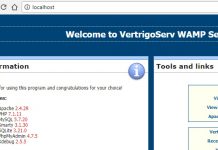 Instalação do VertrigoServ WAMP