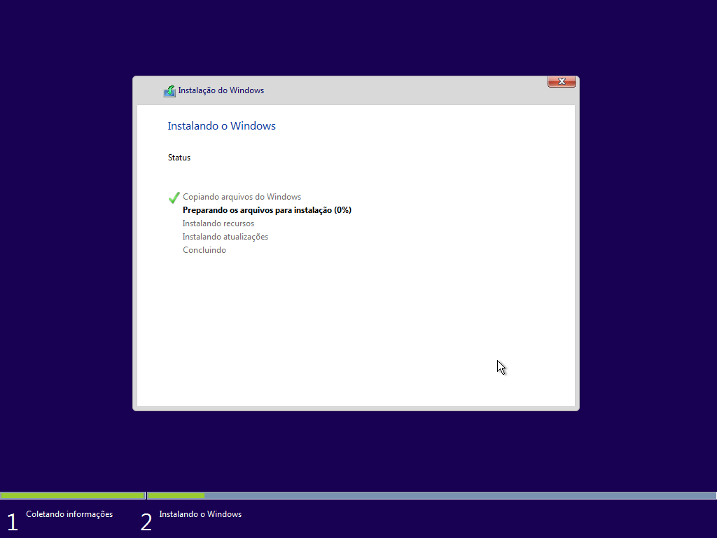 Windows 10 Pro - Instalação