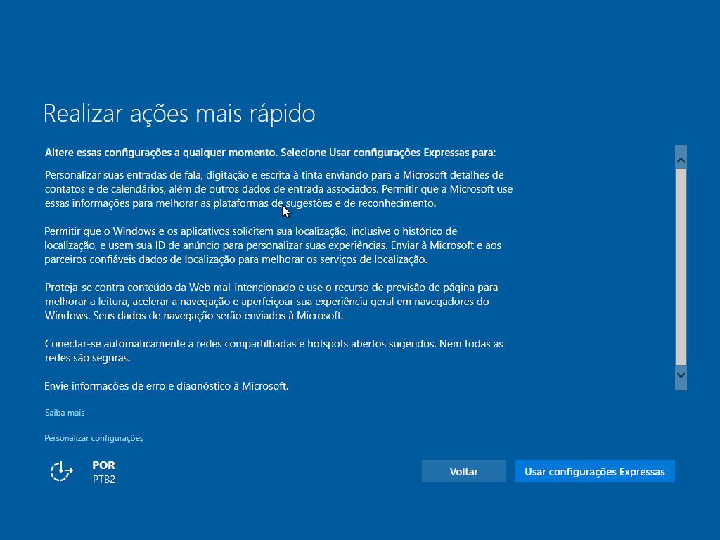Windows 10 Pro - Instalação