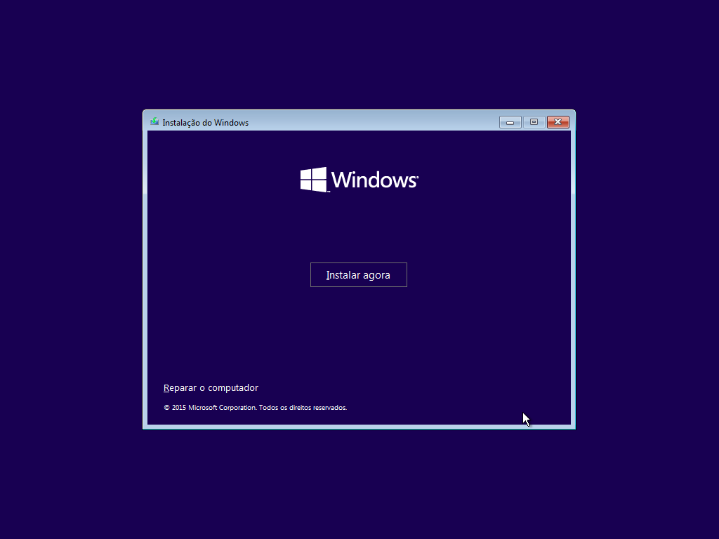 Windows 10 Pro - Instalação