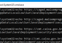 Script para Adicionar Sites à Lista de Exceções do Java