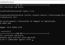 Script para instalação do Hyper-V no Windows 10 Single Language