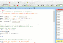 Algoritmo | VisuAlg – Jogo de 10 perguntas